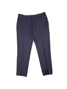 SuitSupply Dress Pants Brescia Int Slim REDA Wool Trousers Twill Blue 34x29